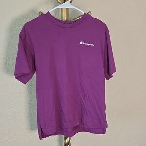 Champion Violet Tee with Logo